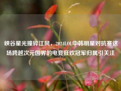 峡谷星光撞碎江风，2024LOL中韩明星对抗赛这场跨越次元国界的电竞狂欢冠军归属引关注