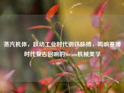 蒸汽机体，跃动工业时代钢铁脉搏，鸣响赛博时代复古回响的Steam机械美学