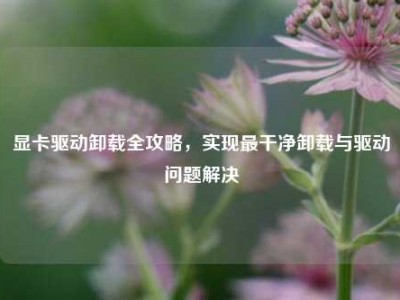 显卡驱动卸载全攻略，实现最干净卸载与驱动问题解决