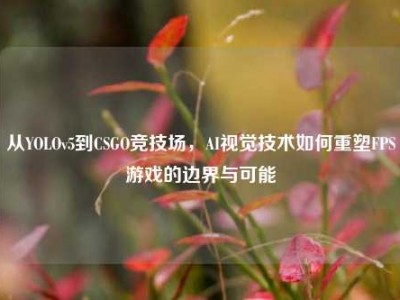 从YOLOv5到CSGO竞技场，AI视觉技术如何重塑FPS游戏的边界与可能