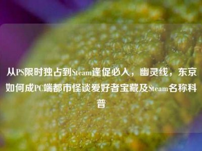 从PS限时独占到Steam逢促必入，幽灵线，东京如何成PC端都市怪谈爱好者宝藏及Steam名称科普