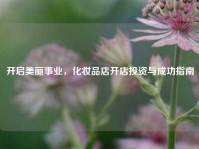 开启美丽事业，化妆品店开店投资与成功指南