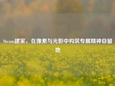 Steam建家，在像素与光影中构筑专属精神自留地