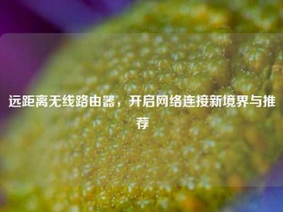 远距离无线路由器，开启网络连接新境界与推荐