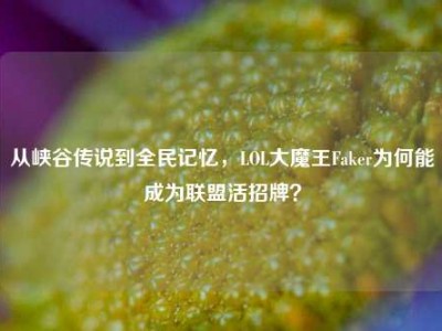从峡谷传说到全民记忆，LOL大魔王Faker为何能成为联盟活招牌？