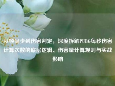 从帧同步到伤害判定，深度拆解PUBG每秒伤害计算次数的底层逻辑、伤害量计算规则与实战影响