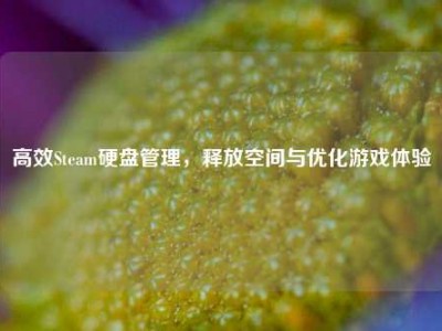 高效Steam硬盘管理，释放空间与优化游戏体验