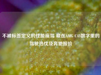 不被标签定义的性能座驾 藏在AMG C43数字里的驾驶热忱及奔驰报价