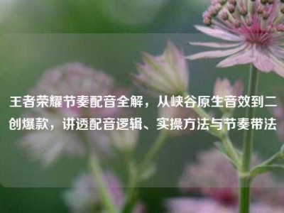 王者荣耀节奏配音全解，从峡谷原生音效到二创爆款，讲透配音逻辑、实操方法与节奏带法