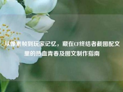 从像素帧到玩家记忆，藏在CF终结者截图配文里的热血青春及图文制作指南
