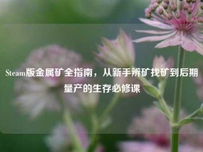 Steam版金属矿全指南，从新手辨矿找矿到后期量产的生存必修课