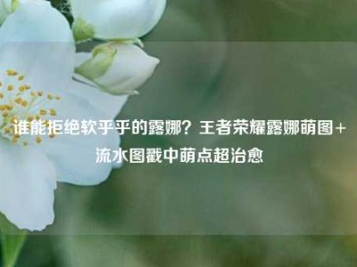 谁能拒绝软乎乎的露娜？王者荣耀露娜萌图+流水图戳中萌点超治愈