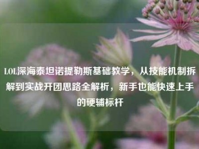 LOL深海泰坦诺提勒斯基础教学，从技能机制拆解到实战开团思路全解析，新手也能快速上手的硬辅标杆