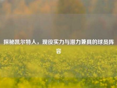 探秘凯尔特人，现役实力与潜力兼具的球员阵容