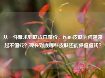 从一件难求到跌成白菜价，PUBG皮肤为何越来越不值钱？现在到底哪些皮肤还能保值值钱？