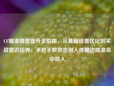 CF瞄准精度提升全指南，从基础设置优化到实战意识培养，手把手教你告别人体描边精准命中敌人