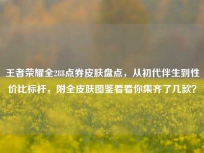 王者荣耀全288点券皮肤盘点，从初代伴生到性价比标杆，附全皮肤图鉴看看你集齐了几款？