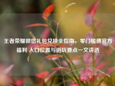 王者荣耀微信礼包兑换全指南，零门槛薅官方福利 入口位置与避坑要点一文讲透