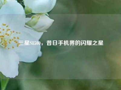 三星S8500，昔日手机界的闪耀之星