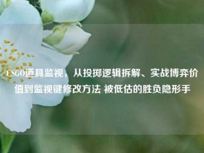 CSGO道具监视，从投掷逻辑拆解、实战博弈价值到监视键修改方法 被低估的胜负隐形手