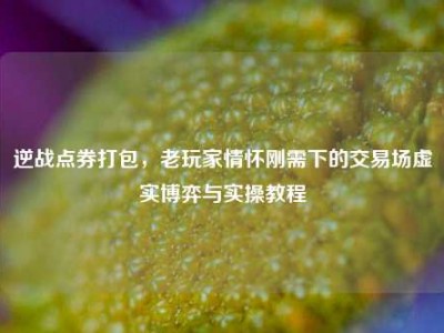 逆战点券打包，老玩家情怀刚需下的交易场虚实博弈与实操教程