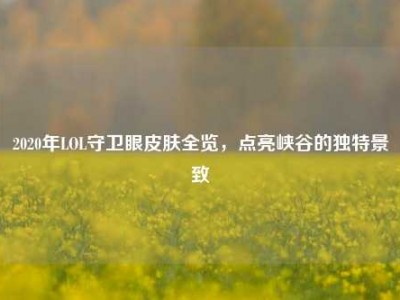 2020年LOL守卫眼皮肤全览，点亮峡谷的独特景致