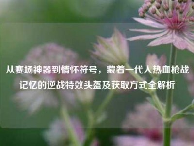 从赛场神器到情怀符号，藏着一代人热血枪战记忆的逆战特效头盔及获取方式全解析