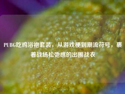 PUBG吃鸡浴袍套装，从游戏梗到潮流符号，裹着战场松弛感的出圈战衣