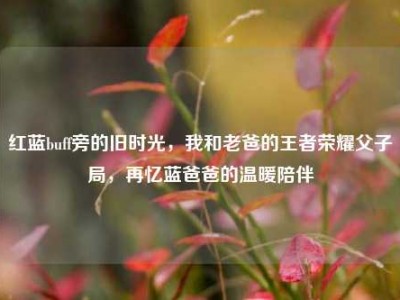 红蓝buff旁的旧时光，我和老爸的王者荣耀父子局，再忆蓝爸爸的温暖陪伴