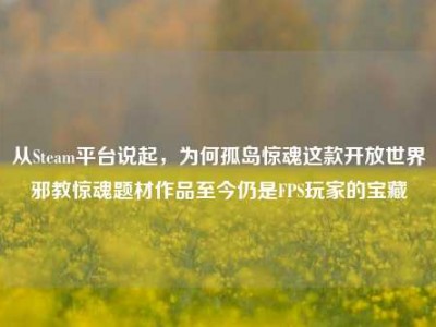 从Steam平台说起，为何孤岛惊魂这款开放世界邪教惊魂题材作品至今仍是FPS玩家的宝藏