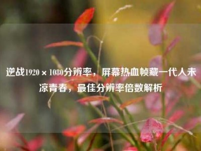 逆战1920×1080分辨率，屏幕热血帧藏一代人未凉青春，最佳分辨率倍数解析
