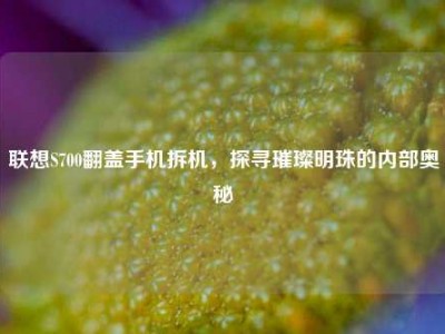 联想S700翻盖手机拆机，探寻璀璨明珠的内部奥秘