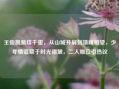王俊凯易烊千玺，从山城并肩到顶峰相望，少年情谊藏于时光褶皱，二人咖位引热议