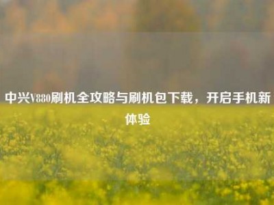 中兴V880刷机全攻略与刷机包下载，开启手机新体验