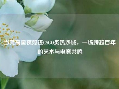 当梵高星夜照进CSGO炙热沙城，一场跨越百年的艺术与电竞共鸣