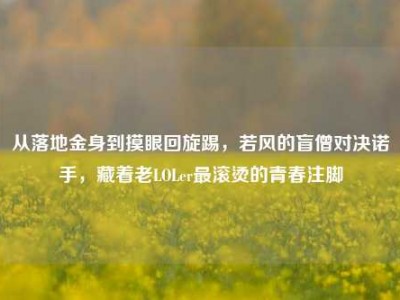 从落地金身到摸眼回旋踢，若风的盲僧对决诺手，藏着老LOLer最滚烫的青春注脚