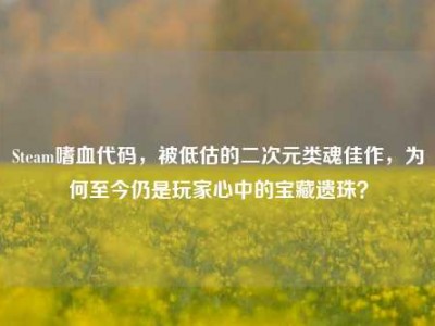 Steam嗜血代码，被低估的二次元类魂佳作，为何至今仍是玩家心中的宝藏遗珠？