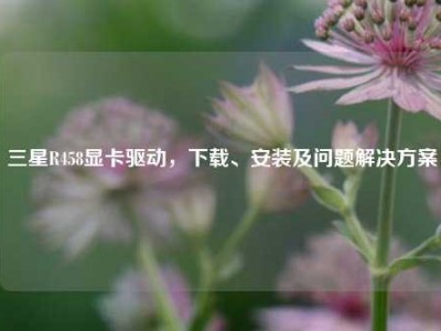 三星R458显卡驱动，下载、安装及问题解决方案