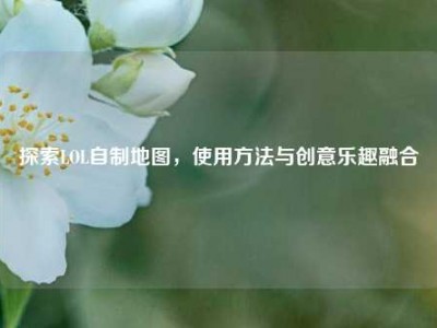 探索LOL自制地图，使用方法与创意乐趣融合