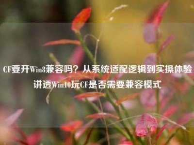 CF要开Win8兼容吗？从系统适配逻辑到实操体验讲透Win10玩CF是否需要兼容模式