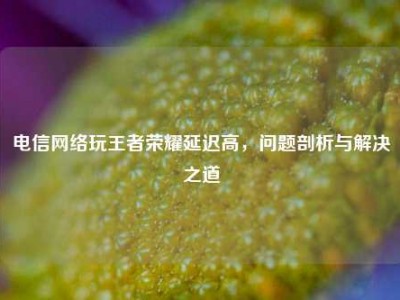 电信网络玩王者荣耀延迟高，问题剖析与解决之道