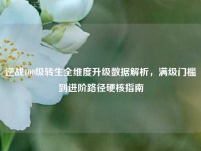 逆战100级转生全维度升级数据解析，满级门槛到进阶路径硬核指南