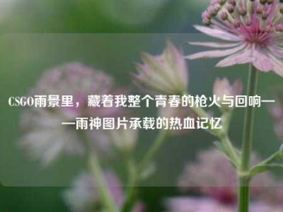 CSGO雨景里，藏着我整个青春的枪火与回响——雨神图片承载的热血记忆