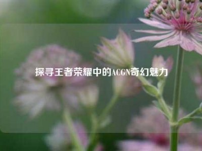 探寻王者荣耀中的ACGN奇幻魅力