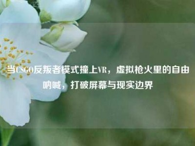 当CSGO反叛者模式撞上VR，虚拟枪火里的自由呐喊，打破屏幕与现实边界