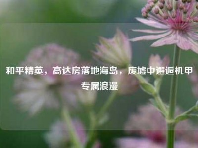和平精英，高达房落地海岛，废墟中邂逅机甲专属浪漫