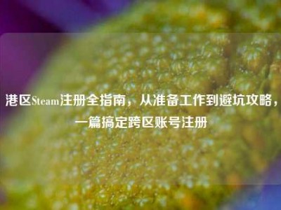 港区Steam注册全指南，从准备工作到避坑攻略，一篇搞定跨区账号注册