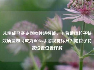 从糊成马赛克到帧帧烧性能，王者荣耀粒子特效质量如何成为MOBA手游视觉标尺？附粒子特效设置位置详解