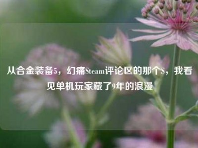 从合金装备5，幻痛Steam评论区的那个S，我看见单机玩家藏了9年的浪漫