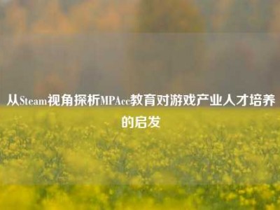 从Steam视角探析MPAcc教育对游戏产业人才培养的启发
